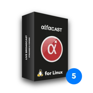 License key for ‘alfacast x’ app. Linux. Five activations
