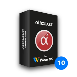 License key for 'alfacast x' app. Google Wear OS. Ten activations