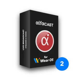 License key for 'alfacast x' app. Google Wear OS. Two activations