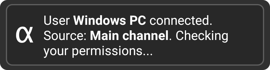 Android TV screen mirroring app notifications