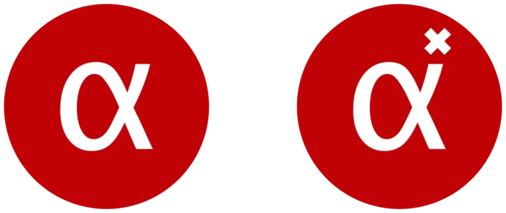 alfacast and alfacast x app icons for Wear OS