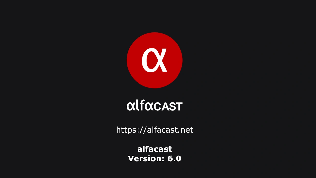 alfacast screen mirror app About window for Apple TV
