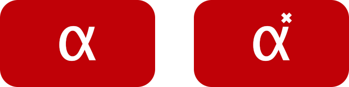 alfacast and alfacast x app icons for Apple TV