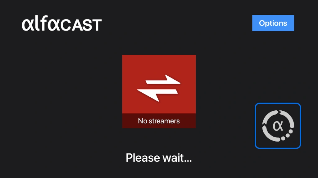 Apple TV alfacast screen mirror app mini status